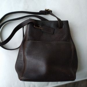 Coach Vintage Sonoma Pebble Leather Crossbody/ Shoulder Bucket Bag 4923.